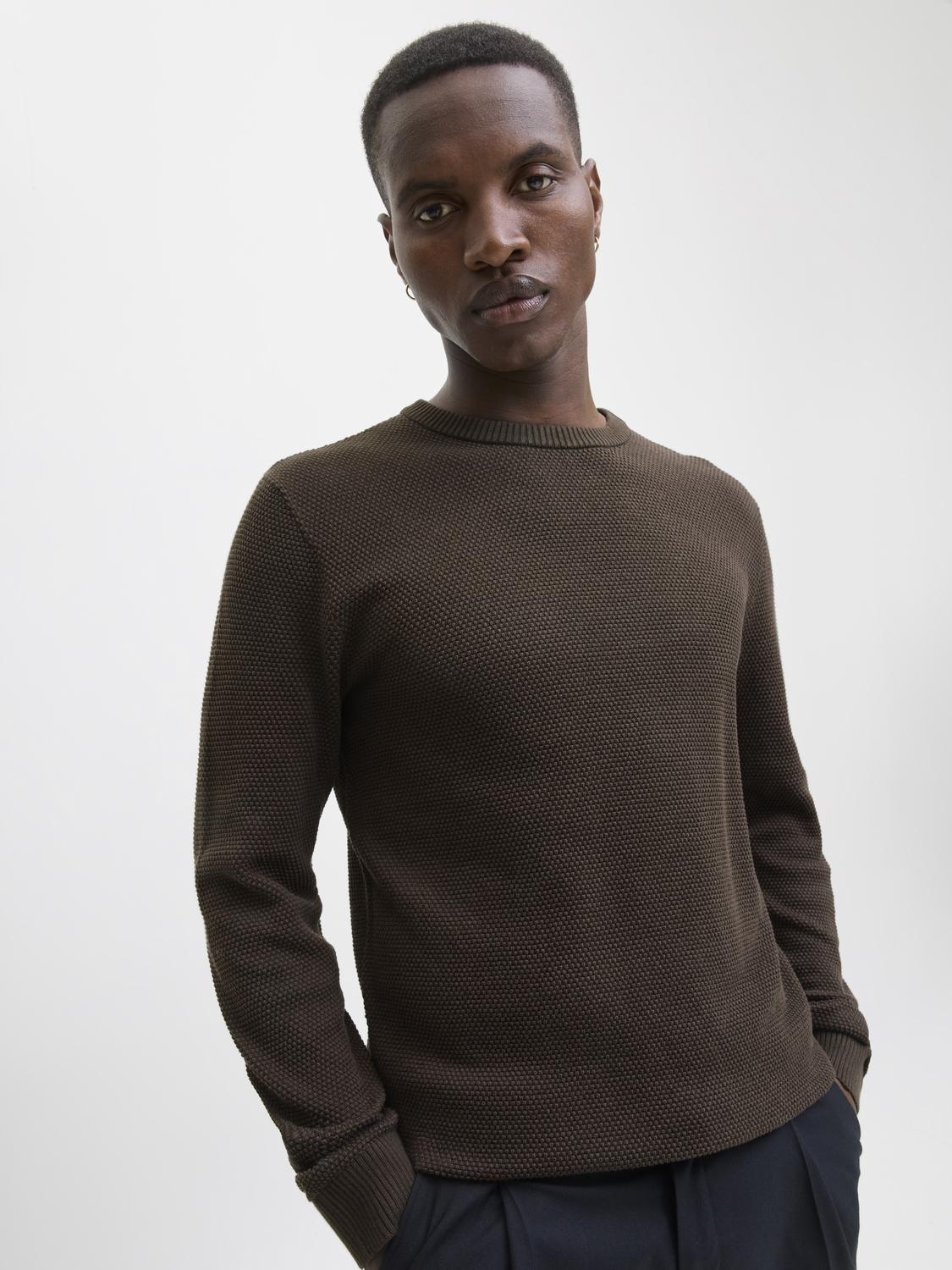 JJEGLOBE KNIT CREW NECK
